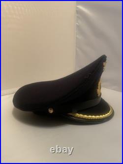 Reproduction WW2 Kriegsmarine Officer's Peaked Cap Made By Erel