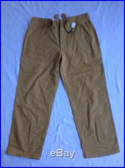 Reproduction WWII German DAK Tropical Tan Pants Size 38