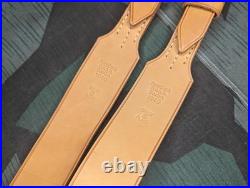 Reproduction WWII German Essenträger Leather Food Container Carrier Straps Army