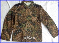 Reproduction WWII German SS DOT 44 Tunic with Infantry Shoulder Boards, Small