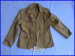 Reproduction WWII German Sahariana Tropical Tunic, Size S No Buttons-Clearance