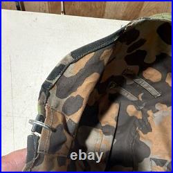 Reproduction WWII German Steel Helmet With Camouflage Cover Militaria
