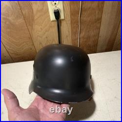 Reproduction WWII German Steel Helmet With Camouflage Cover Militaria