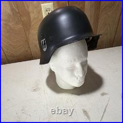 Reproduction WWII German Steel Helmet With Camouflage Cover Militaria