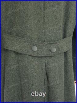 Reproductions GERMAN ARMY M36 FIELD GREY GREEN WOOL GREATCOAT COAT SIZE L