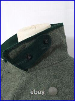 Reproductions GERMAN ARMY M36 FIELD GREY GREEN WOOL GREATCOAT COAT SIZE S