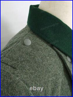 Reproductions GERMAN ARMY M36 FIELD GREY GREEN WOOL GREATCOAT COAT SIZE S