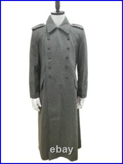 Reproductions GERMAN ARMY M40 FIELD GREY GREEN WOOL GREATCOAT COAT SIZE L