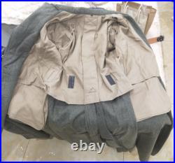 Reproductions GERMAN ARMY M40 FIELD GREY GREEN WOOL GREATCOAT COAT SIZE L