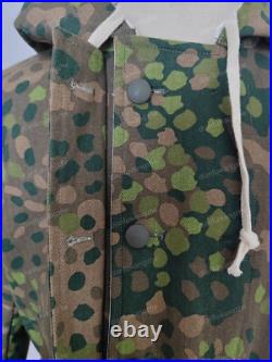 Reproductions GERMAN DOT44 PEAS CAMO & WHITE WINTER REVERSIBLE PARKA SIZE M