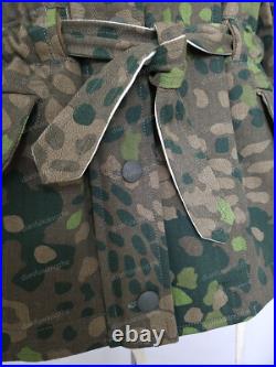 Reproductions GERMAN DOT44 PEAS CAMO & WHITE WINTER REVERSIBLE PARKA SIZE M