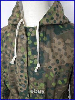 Reproductions GERMAN DOT44 PEAS CAMO & WHITE WINTER REVERSIBLE PARKA SIZE XXL
