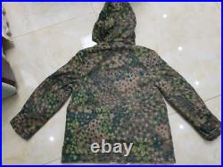 Reproductions GERMAN DOT44 PEAS CAMO & WHITE WINTER REVERSIBLE PARKA SIZE XXL