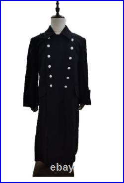 Reproductions GERMAN ELITE M32 BLACK WOOL GREATCOAT COAT SIZE S
