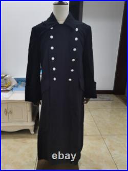 Reproductions GERMAN ELITE M32 BLACK WOOL GREATCOAT COAT SIZE S