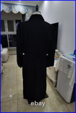 Reproductions GERMAN ELITE M32 BLACK WOOL GREATCOAT COAT SIZE S