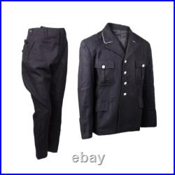 Reproductions GERMAN ELITE M32 OFFICER BLACK WOOL TUNIC BREECHES SUIT SIZE XL