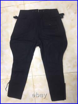 Reproductions GERMAN ELITE M32 OFFICER BLACK WOOL TUNIC BREECHES SUIT SIZE XL