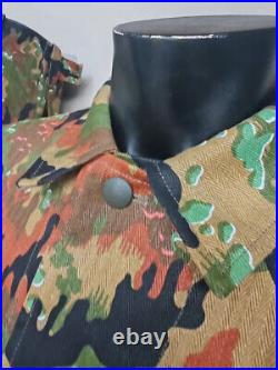 Reproductions GERMAN ELITE M45 LEIBERMUSTER CAMOUFLAGE TUNIC TROUSERS suit L
