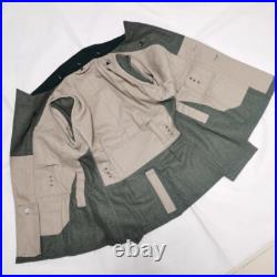 Reproductions GERMAN EM M36 FIELD GREY GREEN WOOL TUNIC TROUSERS SUIT SIZE XL