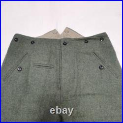 Reproductions GERMAN EM M36 FIELD GREY GREEN WOOL TUNIC TROUSERS SUIT SIZE XL