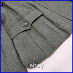 Reproductions GERMAN EM M36 FIELD GREY GREEN WOOL TUNIC TROUSERS SUIT SIZE XL Reproductions GERMAN EM M36 FIELD GREY GREEN WOOL TUNIC TROUSERS SUIT SIZE XL