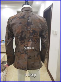 Reproductions GERMAN M43 AUTUMN OAK CAMO TUNIC & TROUSERS SUIT SIZE M