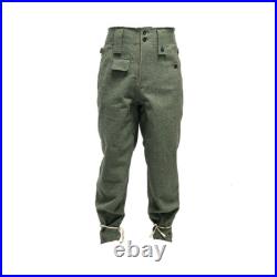 Reproductions GERMAN M43 EM GRAY GREEN WOOL FIELD TUNIC TROUSERS SUIT SIZE M