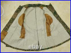 Reproductions GERMAN M43 LINEN HBT DOT 44 PEA CAMO TUNIC TROUSERS SUIT SIZE S