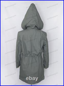 Reproductions GERMAN M43 MOUSE GREY RABBIT FUR WINTER PARKA GREAT COAT SIZE S