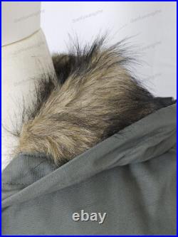 Reproductions GERMAN M43 MOUSE GREY RABBIT FUR WINTER PARKA GREAT COAT SIZE S