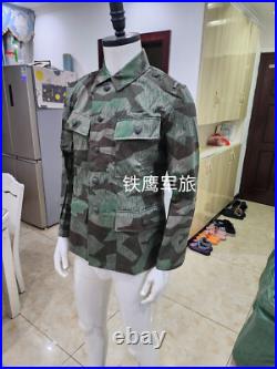 Reproductions GERMAN M43 Splinter CAMO FIELD TUNIC & TROUSERS SUIT SIZE M Reproductions GERMAN M43 Splinter CAMO FIELD TUNIC & TROUSERS SUIT SIZE M