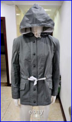 Reproductions GERMAN MOUSE GREY & WHITE WINTER REVERSIBLE PARKA COAT SIZE S Reproductions GERMAN MOUSE GREY & WHITE WINTER REVERSIBLE PARKA COAT SIZE S