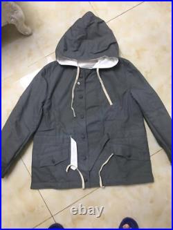 Reproductions GERMAN MOUSE GREY & WHITE WINTER REVERSIBLE PARKA COAT SIZE S
