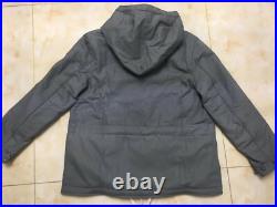 Reproductions GERMAN MOUSE GREY & WHITE WINTER REVERSIBLE PARKA COAT SIZE S