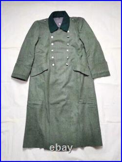 Reproductions GERMAN Officer M36 FIELD GREY GREEN WOOL GREATCOAT COAT SIZE L
