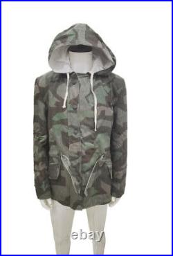 Reproductions GERMAN SPLINTER CAMO & WHITE WINTER REVERSIBLE PARKA SIZE L