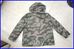 Reproductions GERMAN SPLINTER CAMO & WHITE WINTER REVERSIBLE PARKA SIZE L