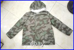 Reproductions GERMAN SPLINTER CAMO & WHITE WINTER REVERSIBLE PARKA SIZE L Reproductions GERMAN SPLINTER CAMO & WHITE WINTER REVERSIBLE PARKA SIZE L