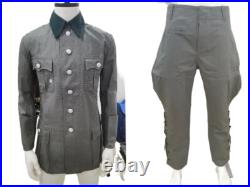 Reproductions German M36 Officer SUMMER Field Tunic & breeches SUIT SIZE XL