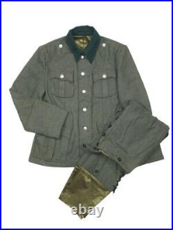 Reproductions German M36 Officer Wool Field Tunic & breeches SUIT SIZE L