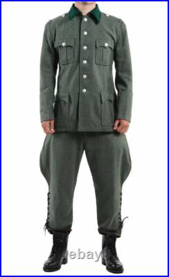 Reproductions German M36 Officer Wool Field Tunic & breeches SUIT SIZE L