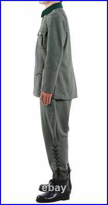 Reproductions German M36 Officer Wool Field Tunic & breeches SUIT SIZE L