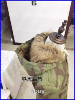 Reproductions WW2 M43 ITALIAN CAMO RABBIT FUR WINTER PARKA GREAT COAT L
