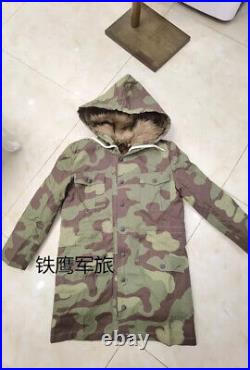 Reproductions WW2 M43 ITALIAN CAMO RABBIT FUR WINTER PARKA GREAT COAT L