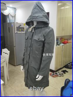 Reproductions WW2 M43 MOUSE GREY RABBIT FUR WINTER PARKA GREAT MILITARY COAT M