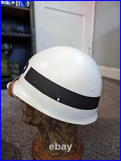 Restored WW2 M1 Military Police Helmet