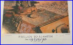 Rommel, Prelude to Alamein, Rare framed Ken Smith print 3/750