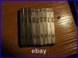 SET 3/16 inch Number Stamp for Ford truck Punch