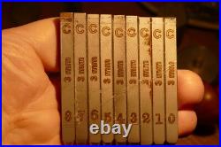 SET 3 MM Number Stamp for colt SET 3 MM Number Stamp for colt